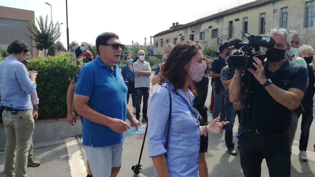 salvini e ceccardi al poteco santa croce sull'arno 23 giugno 2020