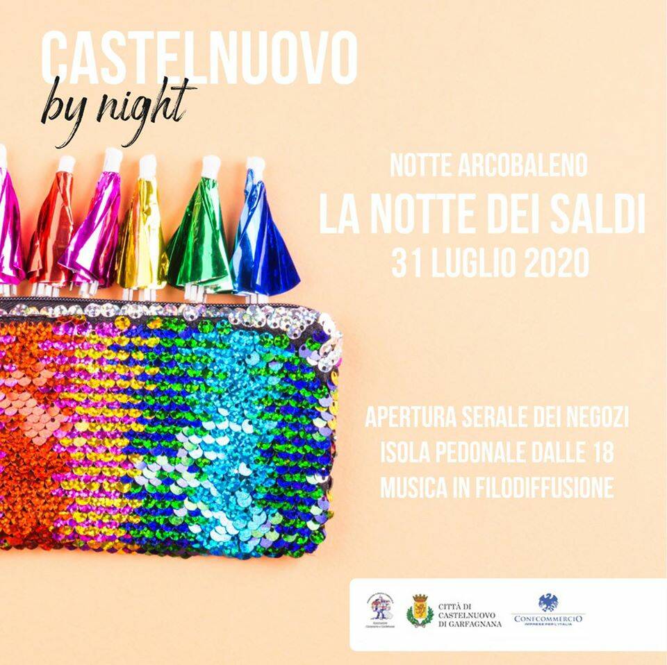 Notte arcobaleno Castelnuovo 