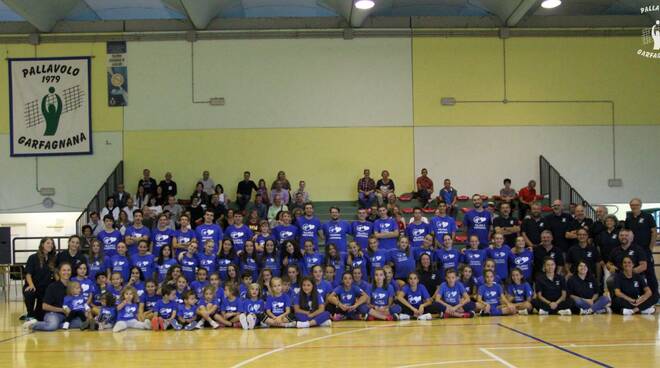 Foto di gruppo Pallavolo Garfagnana