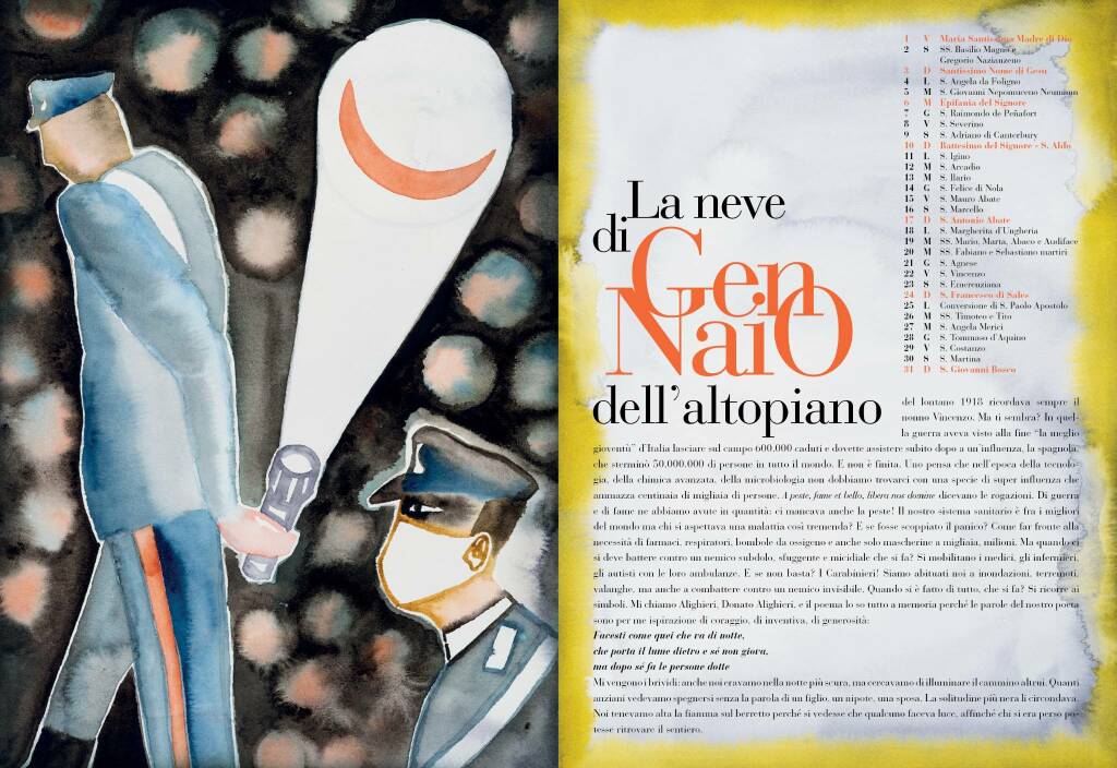 Italia: Presentazione nella Bat del calendario storico dell'Arma