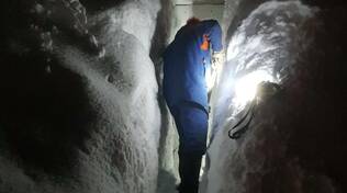 E-distribuzione operai lavoro neve Garfagnana