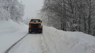 provinciale 16 San Romano neve