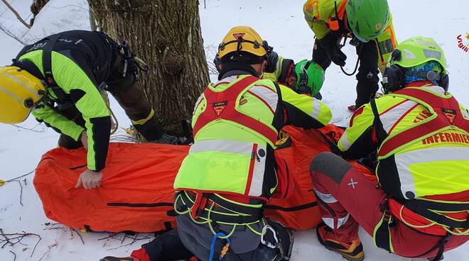 salvataggio guardiaparco vigili del fuoco 118 campocatino