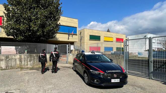 carabinieri Agliana istituto scolastico Rodari