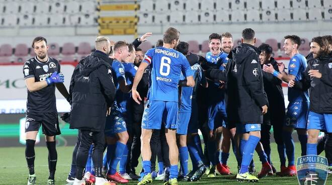 Empoli esulta serie B foto sito ufficiale