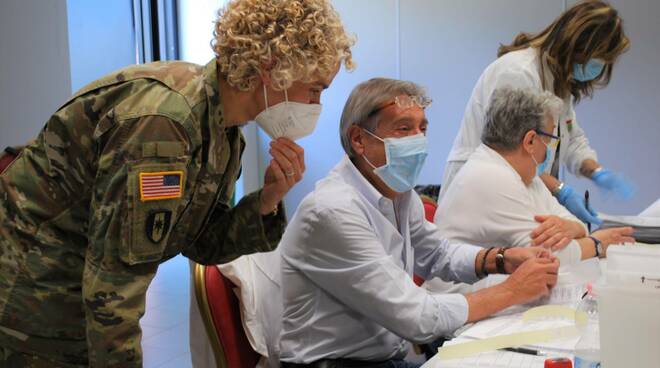 Alla base militare di Camp Derby vaccinato il personale civile italiano