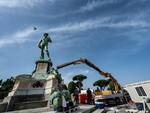 Al piazzale Michelangelo si restaura il David