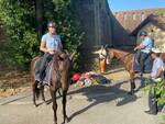 vigili a cavallo decoro rifiuti Firenze