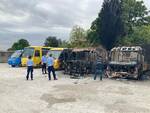 autobus dati alle fiamme san giuliano