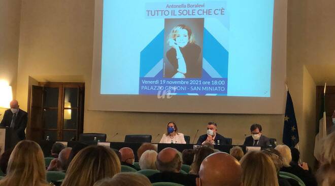 presentazione del libro tutto il sole che c'è di antonella boralevi a san miniato