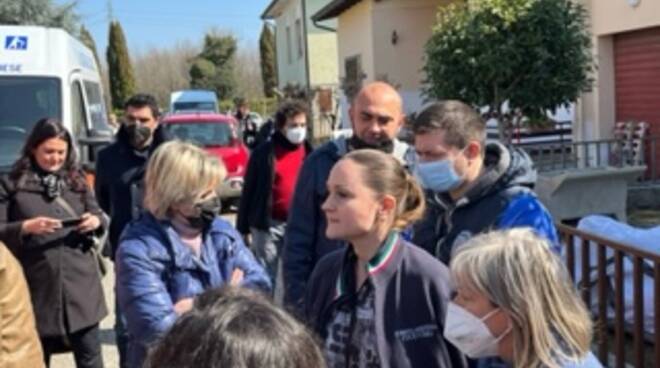 accoglienza a Fucecchio dal campo profughi di Prezemysl