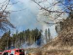 incendio bosco garfagnana