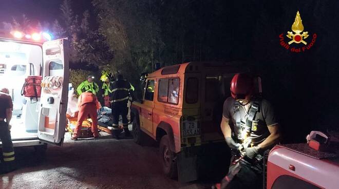 vigili del fuoco soccorso alpino 