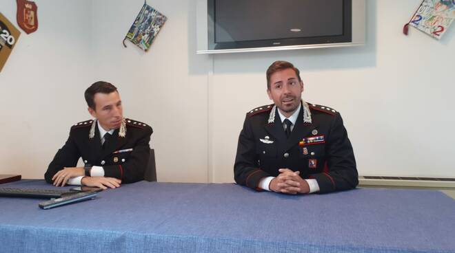 Capitano Marco Colella comandante carabinieri Viareggio (foto di Letizia Tassinari)