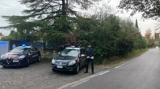 carabinieri, cerbaie, fucecchio