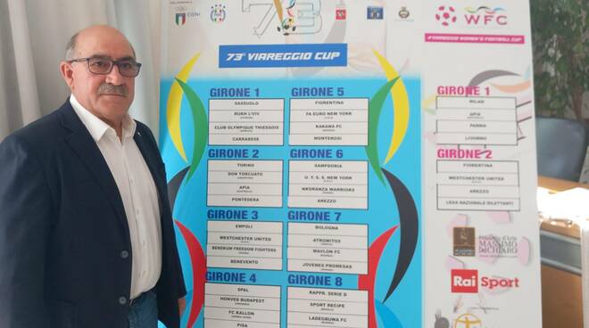 Alessandro Palagi sorteggio Viareggio Cup