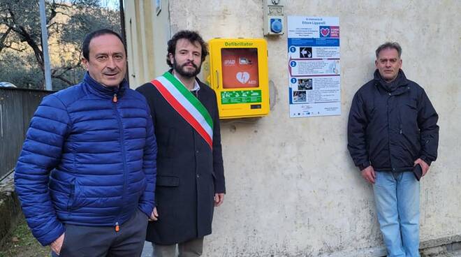 inaugurazione defibrillatore a tempagnano