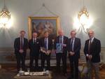 delegazione uruguay in visita al prefetto di Lucca