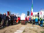 Inaugurato il monumento alle vittime del covid, santa croce sull'arno