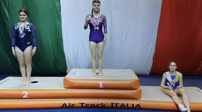 Rachele Collu dell'Olympiagym Altopascio vince il titolo italiano