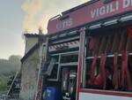 Incendio di abitazione a Cappella