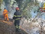 incendio nei boschi del Ciocco a Castelvecchio