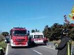 incidente aurelia vigili del fuoco ambulanza