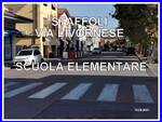 Strisce pedonali scolorite davanti alle scuole di Santa Croce sull'Arno