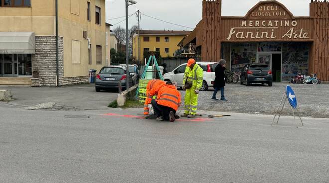 apertura cantiere doppia rotonda via pesciatina a lunata 