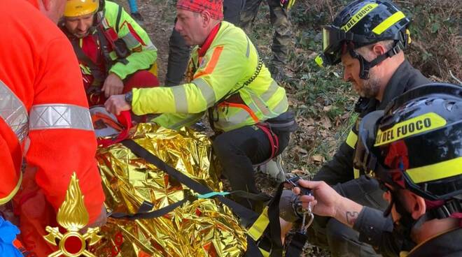 vigili del fuoco soccorso monti pisani 