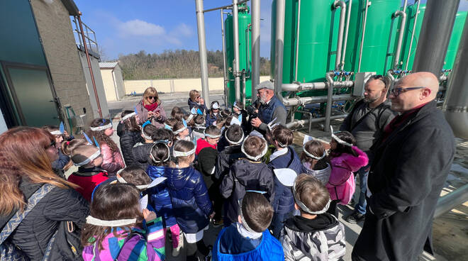 acque tour con gli studenti di pontedera