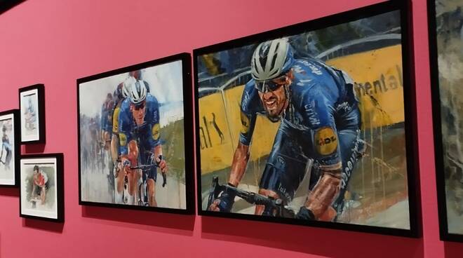 mostra Karl Kopinski giro d'italia lucca