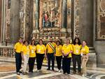 quadro floreale in vaticano realizzato dagli Infioratori di Fucecchio