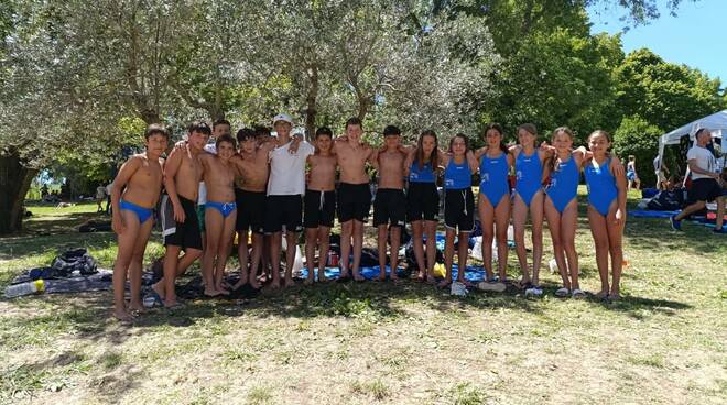 Circolo Nuoto Lucca esordienti A Emma Rugani Ginevra Colombini