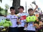 I due podi nel campionato regionale esordienti di ciclismo a Cenaia con Iacopi e Menici vincitori