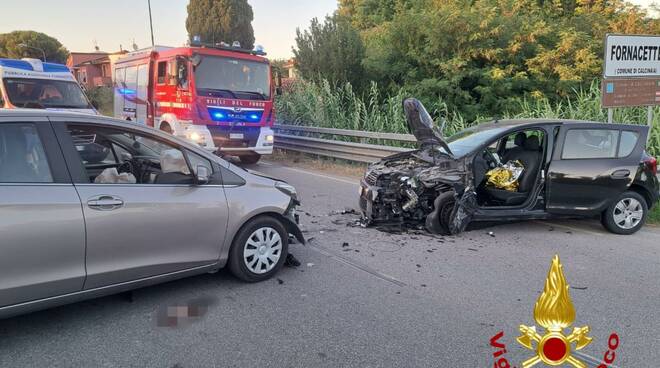 incidente via di Gello Fornacette