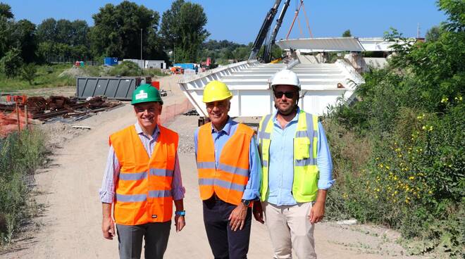 sopralluogo cantiere nuovo ponte sul serchio