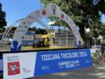 striscione campionati italiani giovanili femminili ciclismo