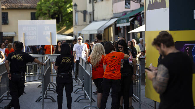 Gli Smashing Pumpkins al Lucca Summer Festival (foto Andrea Simi)