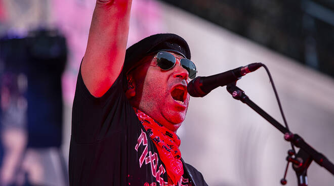 Tom Morello sul palco del Summer Festival (foto Andrea Simi)