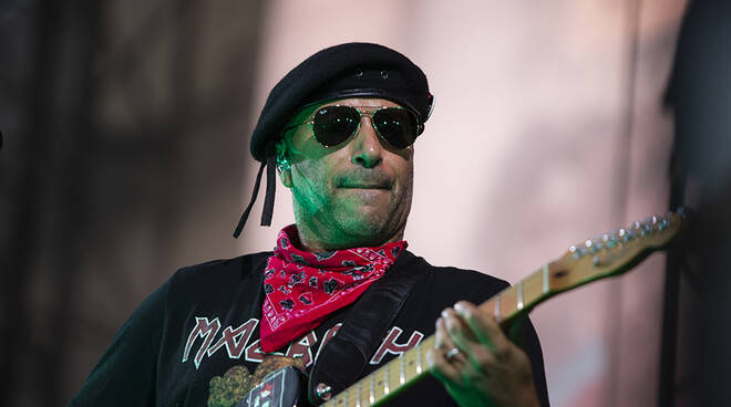 Tom Morello sul palco del Summer Festival (foto Andrea Simi)