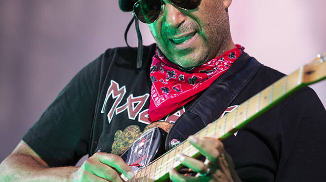 Tom Morello sul palco del Summer Festival (foto Andrea Simi)