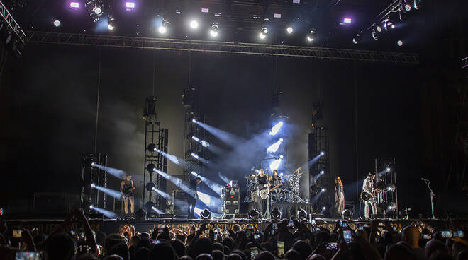 Gli Smashing Pumpkins al Lucca Summer Festival (foto Andrea Simi)