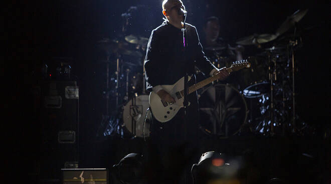 Gli Smashing Pumpkins al Lucca Summer Festival (foto Andrea Simi)