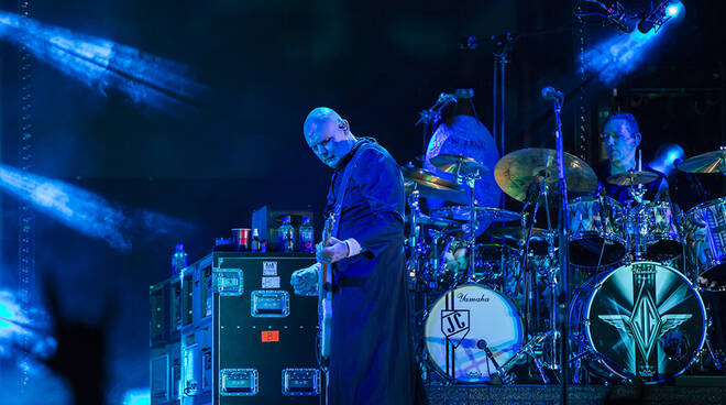 Gli Smashing Pumpkins al Lucca Summer Festival (foto Andrea Simi)