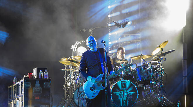 Gli Smashing Pumpkins al Lucca Summer Festival (foto Andrea Simi)