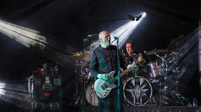 Gli Smashing Pumpkins al Lucca Summer Festival (foto Andrea Simi)