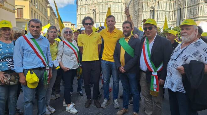 Unione Comuni Garfagnana protesta Coldiretti