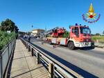 vigili del fuoco, ponte, santa croce sull'arno