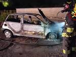 auto in fiamme a santa margherita